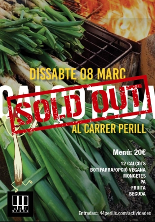 Calçotada al carrer Perill 8 Març